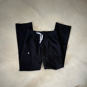 Figs Black Kade Cargo Scrub Pants